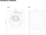 Artusi 7kg Front Load Washing Machine AWM1712W | Greater Sydney Only