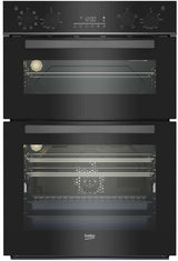 Beko 60cm Multifunction Built-in Double Oven Dark Stainless Steel BBO6811DDX