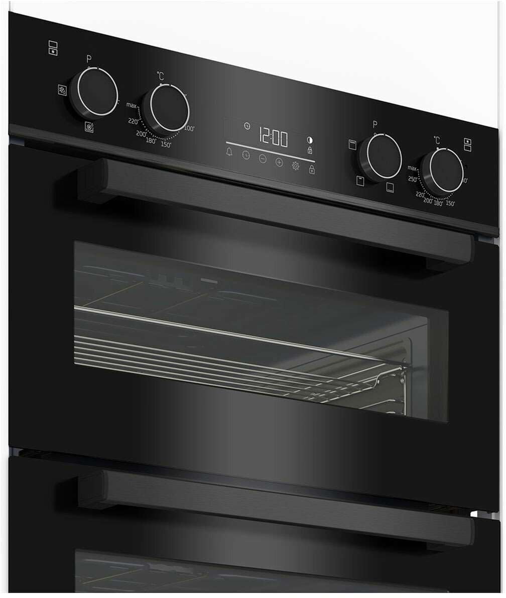 Beko 60cm Multifunction Built-in Double Oven Dark Stainless Steel BBO6811DDX