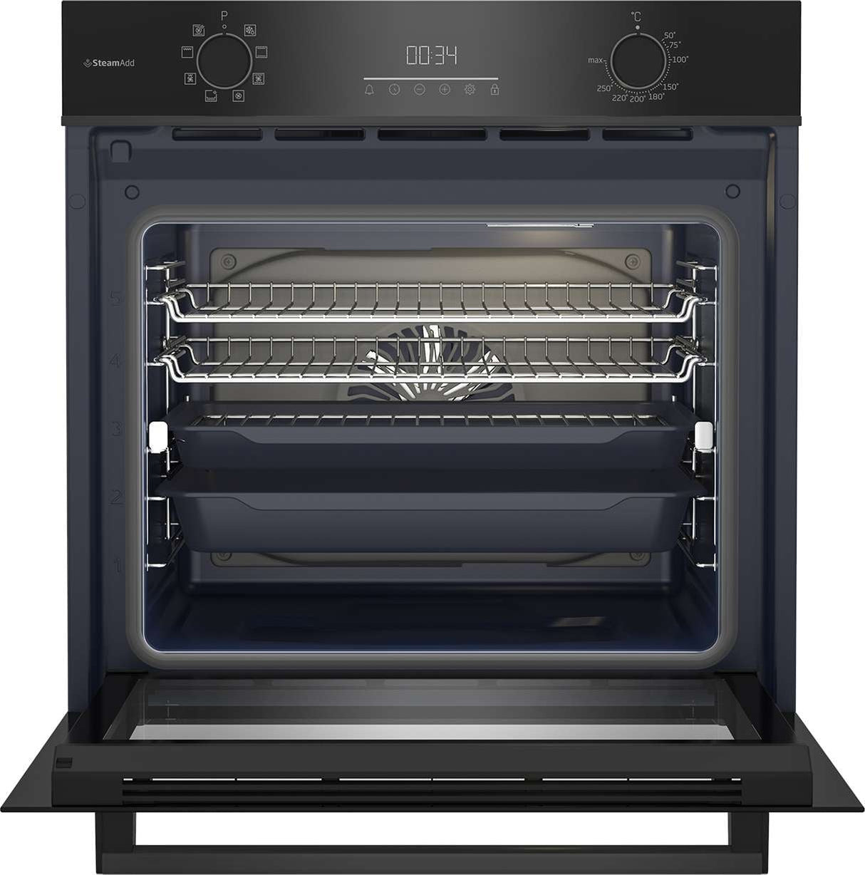 Beko 60cm 85L Multifunction Electric Built-In Oven/Stove BBO6851MDX