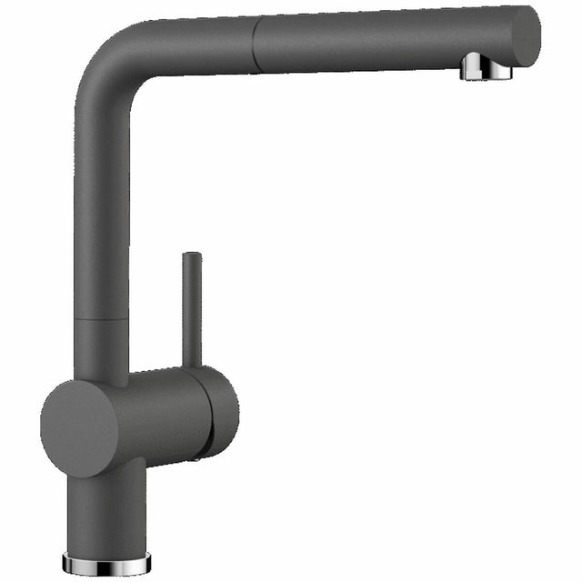 Blanco Rock Grey 140° Swivel Spout Pull Out Mixer Tap LINUSSG 521507