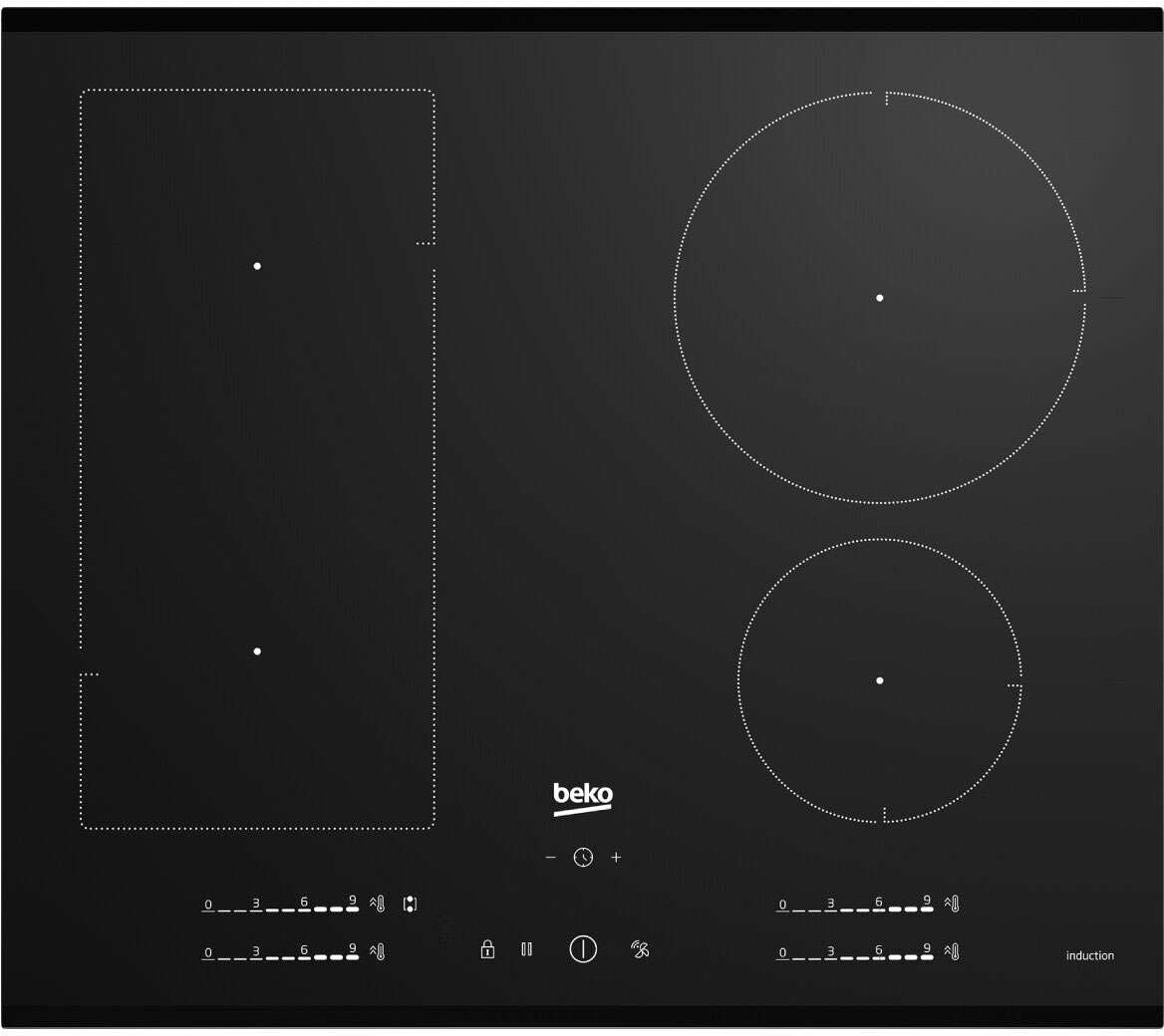 Beko 60cm Electric Induction Cooktop BCT601IGN