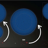 Beko 60cm Electric Flexy Induction Cooktop Black BCT604IG