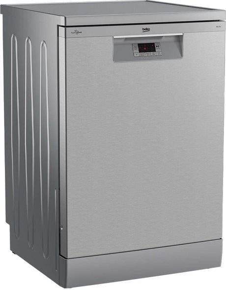 Beko 60cm Freestanding Dishwasher Platinum Steel BDFB1410X