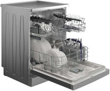 Beko 60cm Freestanding Dishwasher Platinum Steel BDFB1410X