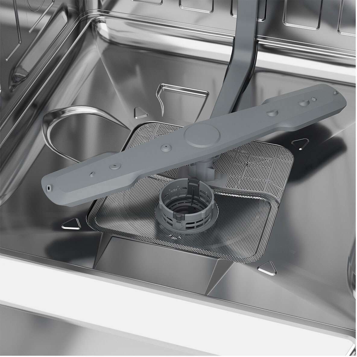 Beko 60cm Freestanding Dishwasher Platinum Steel BDFB1410X