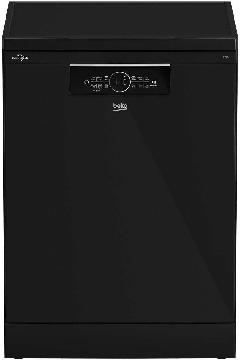 Beko 60cm Freestanding Dishwasher Black BDFB1430B