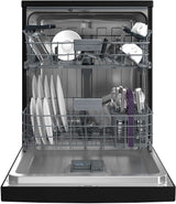 Beko 60cm Freestanding Dishwasher Black BDFB1430B