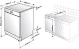 Beko 60cm Freestanding Dishwasher White BDFB1630W