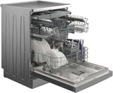 Beko 60cm Freestanding Dishwasher Platinum Steel BDFB1630X