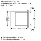 Bosch Series 2 25L Built-In Microwave BEL653MB4A