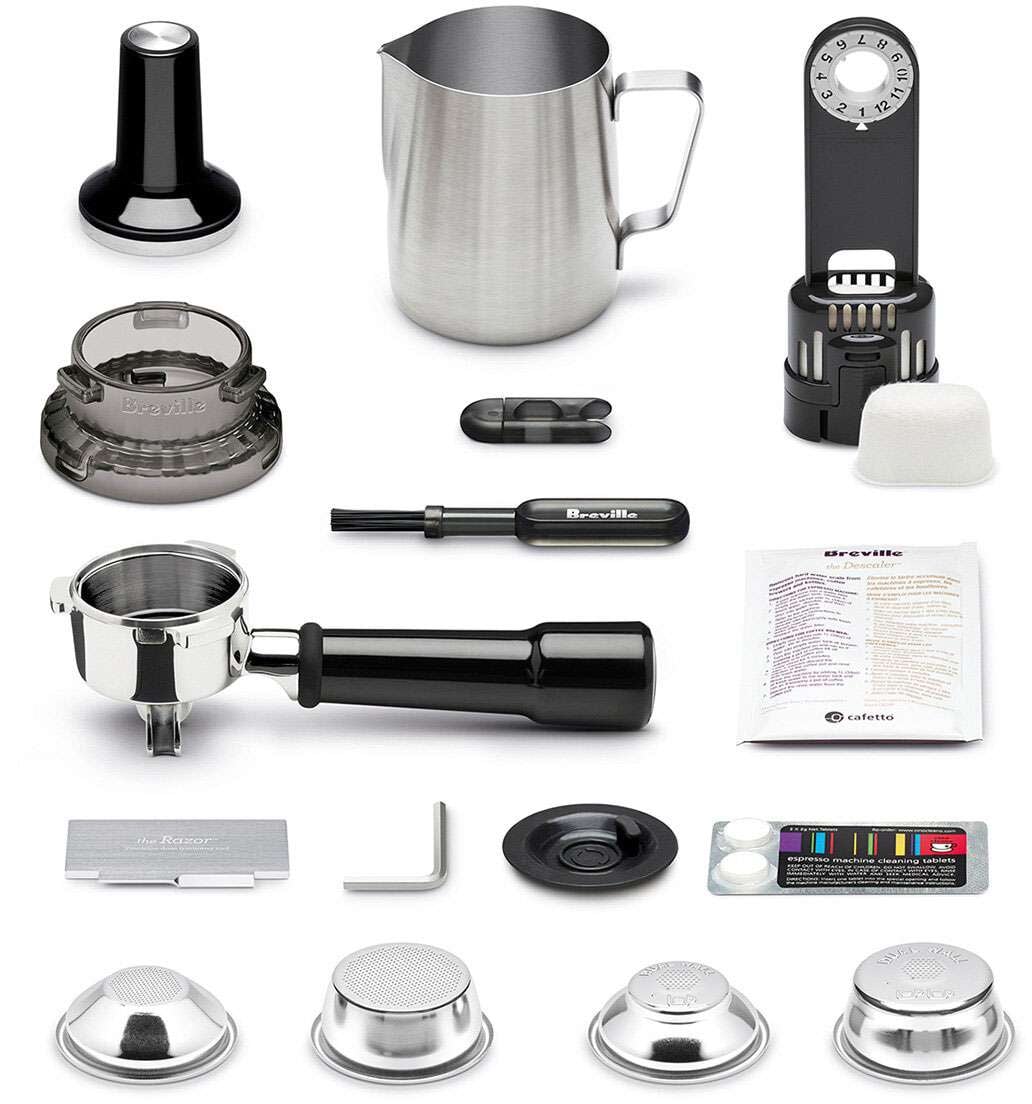Breville The Barista Express Coffee Machine Charcoal BES870CHR2JAN1