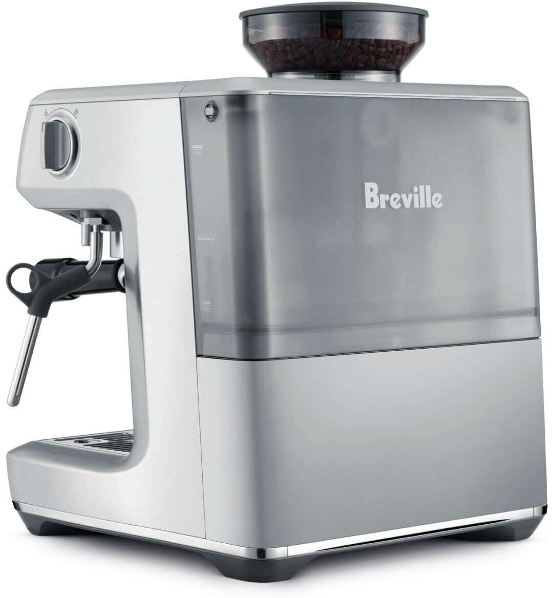 Breville The Barista Express Impress Stainless Steel Coffee Machine BES876BSS