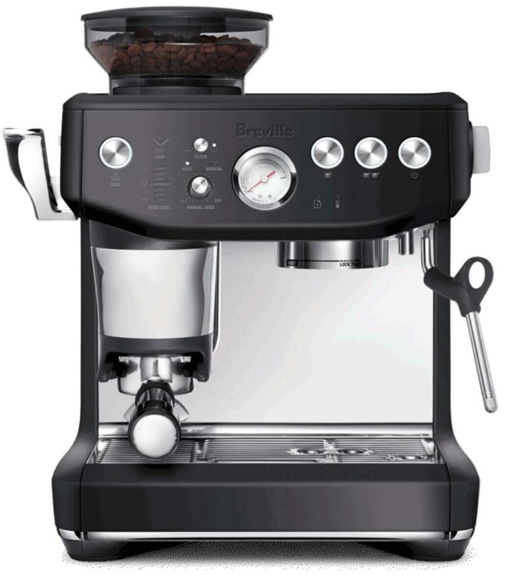 Breville The Barista Express Impress Black Truffle Coffee Machine BES876BTR4IAN1