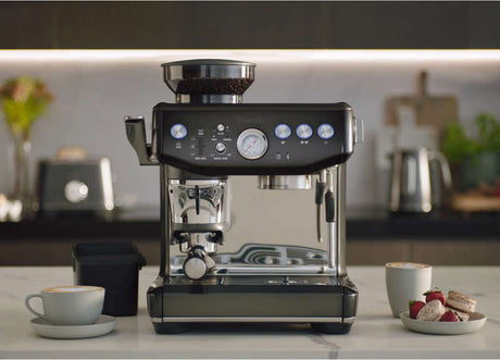 Breville The Barista Express Impress Black Truffle Coffee Machine BES876BTR4IAN1