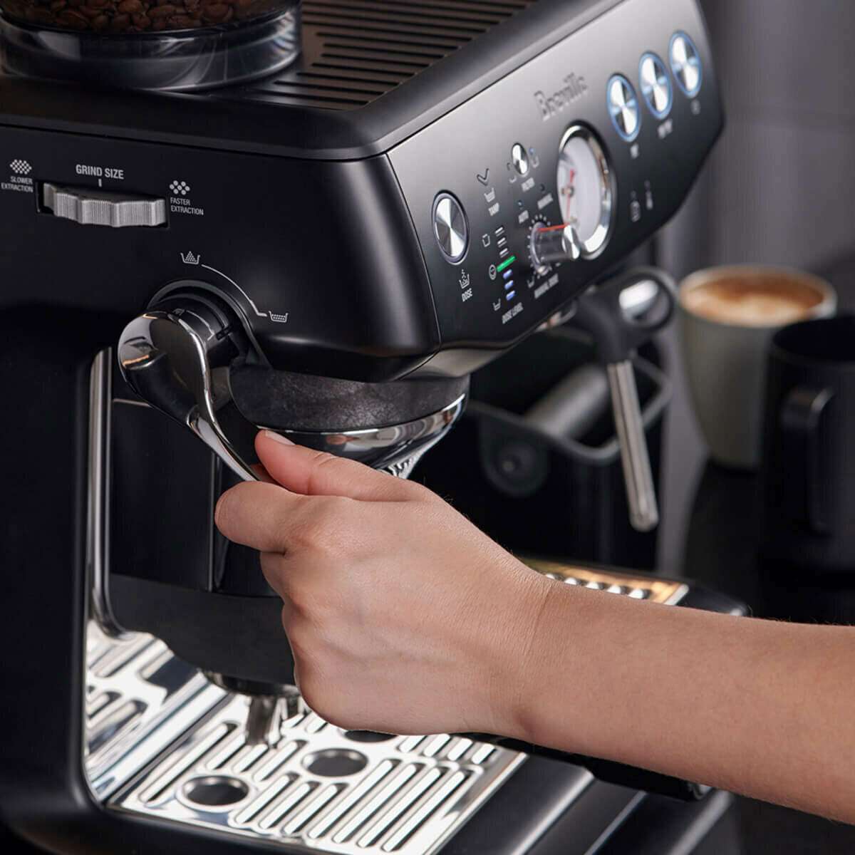 Powerland Appliances | Breville The Barista Express Impress Black