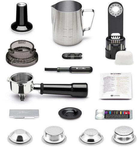 Breville The Barista Pro Black Truffle Coffee Machine BES878BTR