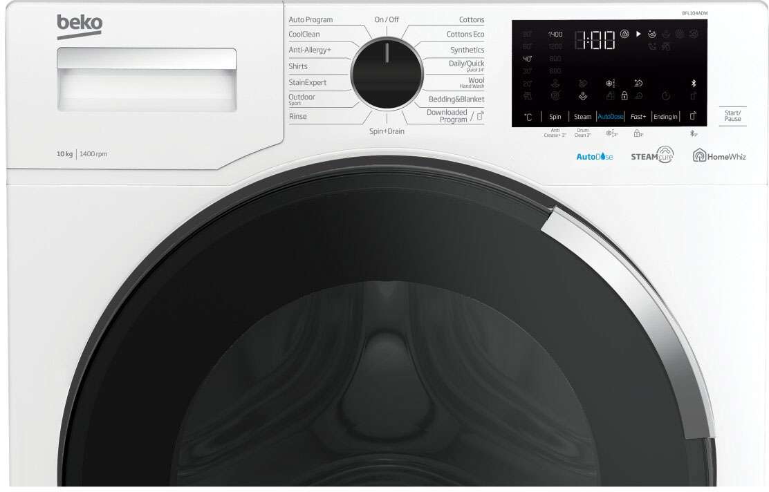 Beko 10kg Front Load Washing Machine BFL104ADW | Greater Sydney Only
