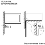 Bosch Series 4 25L Built-In Microwave BFL553MB1A