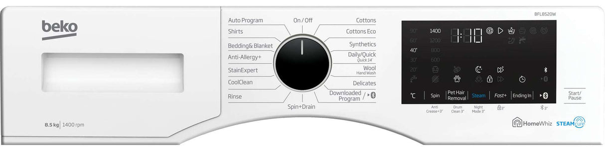 Beko 8.5kg Front Load Washing Machine White BFL8520W | Greater Sydney Only