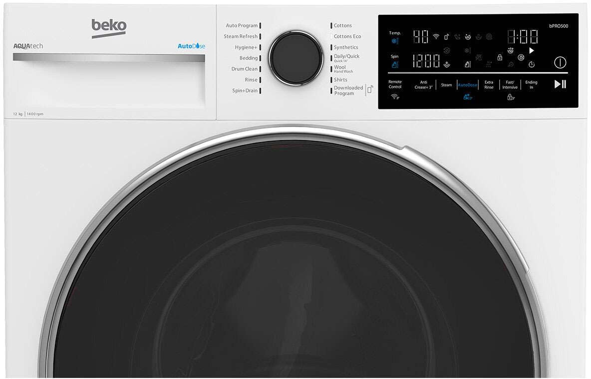 Beko 12kg Front Load Washing Machine White BFLB124ADW | Greater Sydney Only