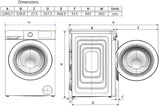 Beko 9kg Front Load Washing Machine BFLB903ADW1 | Greater Sydney Only