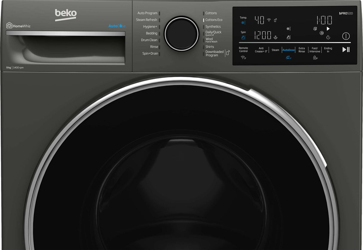 Beko 9kg Auto Dose Front Load Washing Machine BFLB904ADG | Greater Sydney Only