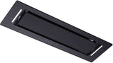 Schweigen 90cm Non-Silent 900m3/hr Black Glass Undermount Rangehood BGUM-9B
