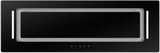 Schweigen 90cm Non-Silent 900m3/hr Black Glass Undermount Rangehood BGUM-9B