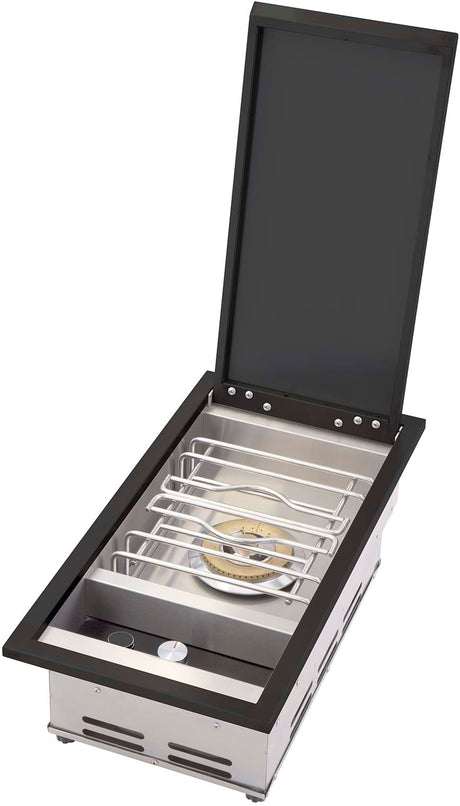 Gasmate Phoenix Side Burner BBQ LPG Black BQ2027BL