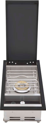 Gasmate Phoenix Side Burner BBQ Natural Black BQ2027BL