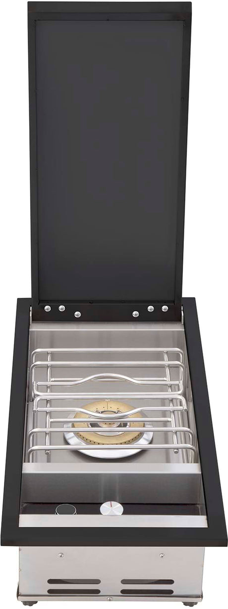 Gasmate Phoenix Side Burner BBQ LPG Black BQ2027BL