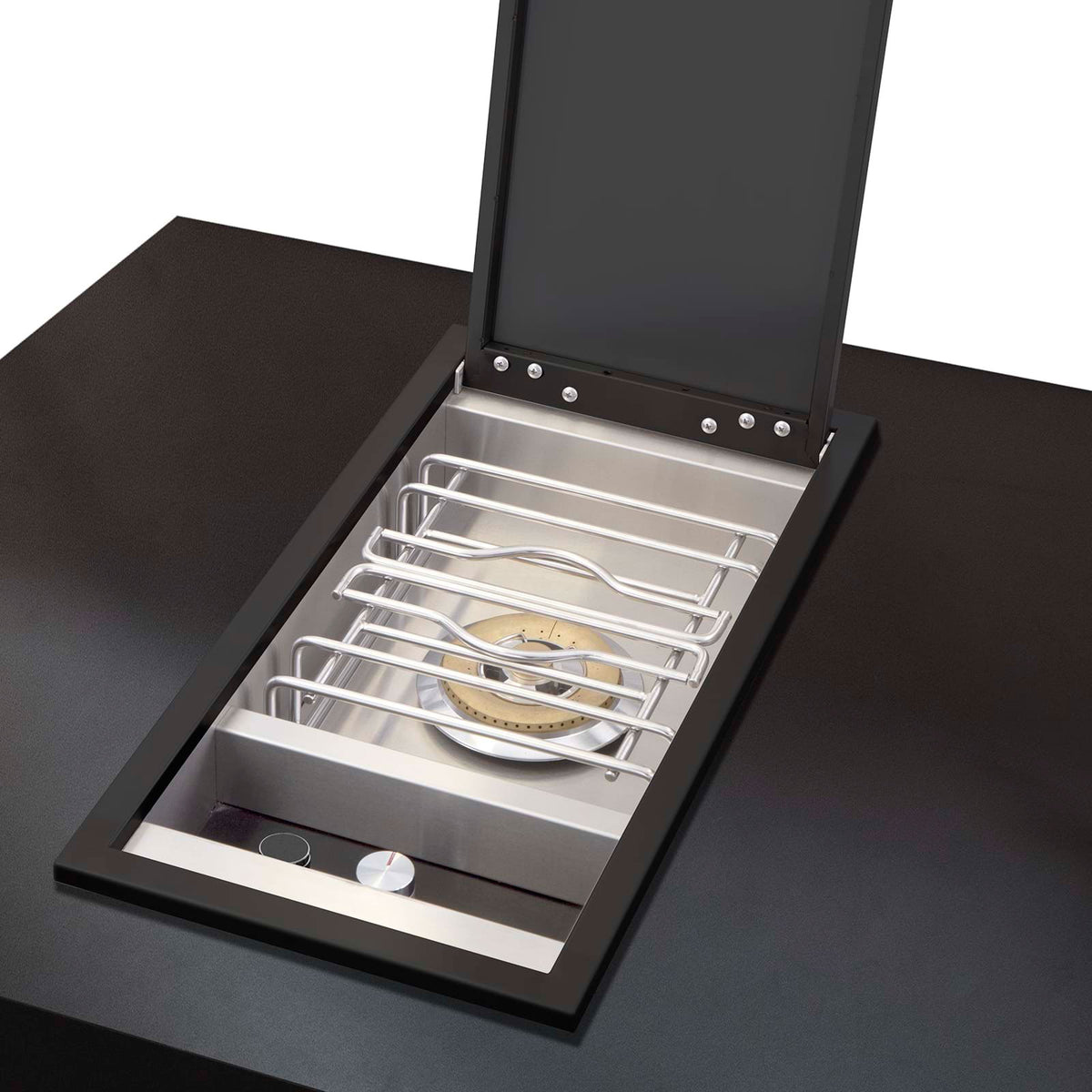 Gasmate Phoenix Side Burner BBQ Natural Black BQ2027BL
