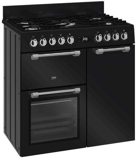 Beko 90cm 184L Dual Fuel Multifunction Freestanding Oven/Stove BRC916GMAN