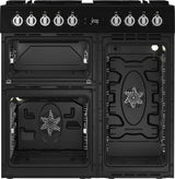 Beko 90cm 184L Dual Fuel Multifunction Freestanding Oven/Stove BRC916GMB