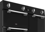Beko 90cm 66L Multifunction Electric Freestanding Oven/Stove Black BRC916IMB