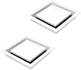 Schweigen Multi Purpose Square Silent Exhaust Fan - 2 Pack BRW652