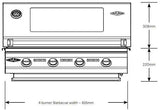 Beefeater Signature 3000E 4 Burner Built-In LPG BBQ BS19942