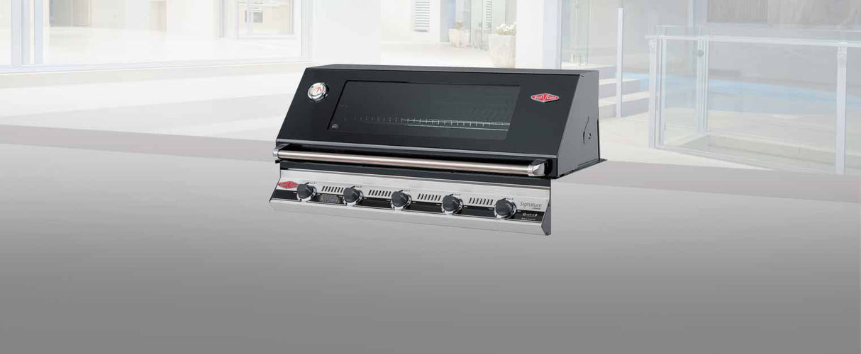 Beefeater Signature 3000E 5 Burner Built-In LPG BBQ Black Enamel BS19952