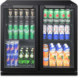 Husky 203L Double Door Home Bar Fridge Black C2HHMBBKAU | Greater Sydney Only