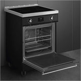 Smeg 60cm Classic Pyrolytic Freestanding Oven/Stove Black C6IPBLT2