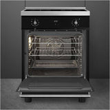 Smeg 60cm Classic Pyrolytic Freestanding Oven/Stove Black C6IPBLT2