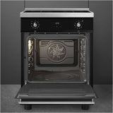 Smeg 60cm Classic Pyrolytic Freestanding Oven/Stove Black C6IPBLT2