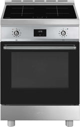 Smeg 60cm Classic Freestanding Induction Oven/Stove Stainless Steel C6IPXT2