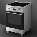 Smeg 60cm Classic Freestanding Induction Oven/Stove Stainless Steel C6IPXT2