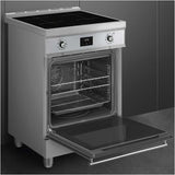 Smeg 60cm Classic Freestanding Induction Oven/Stove Stainless Steel C6IPXT2