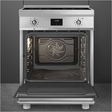 Smeg 60cm Classic Freestanding Induction Oven/Stove Stainless Steel C6IPXT2