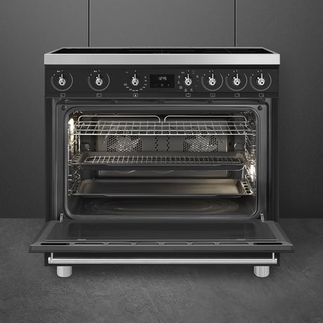 Smeg 90cm Freestanding Oven with Induction Hob C9IMMB2