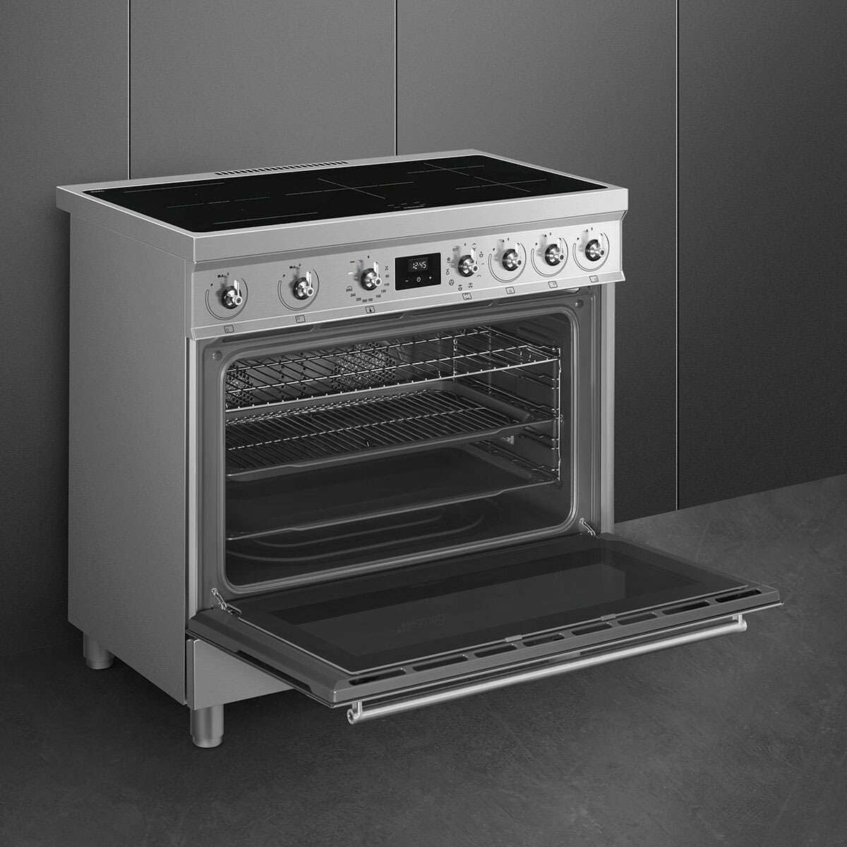 Smeg 90cm Classic Electric Freestanding Oven/Stove with Induction Hob C9IMX2