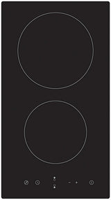 Casa 30cm 2 Zone Black Ceramic Glass Electric Cooktop CA30FEG